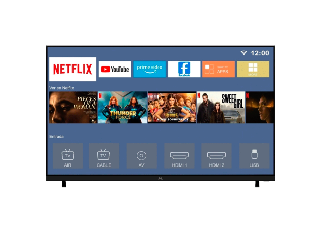 Smart TV Mtek 32" Full HD WiFi