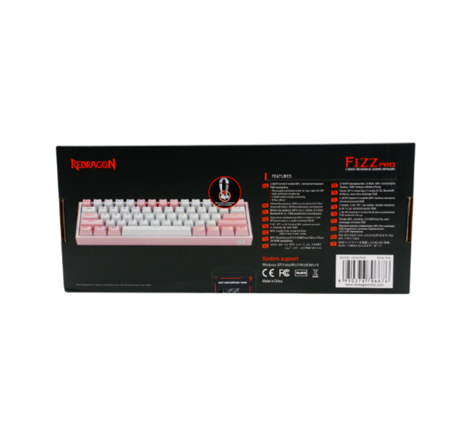 Teclado Redragon WP Fizz Pro K616-RGB