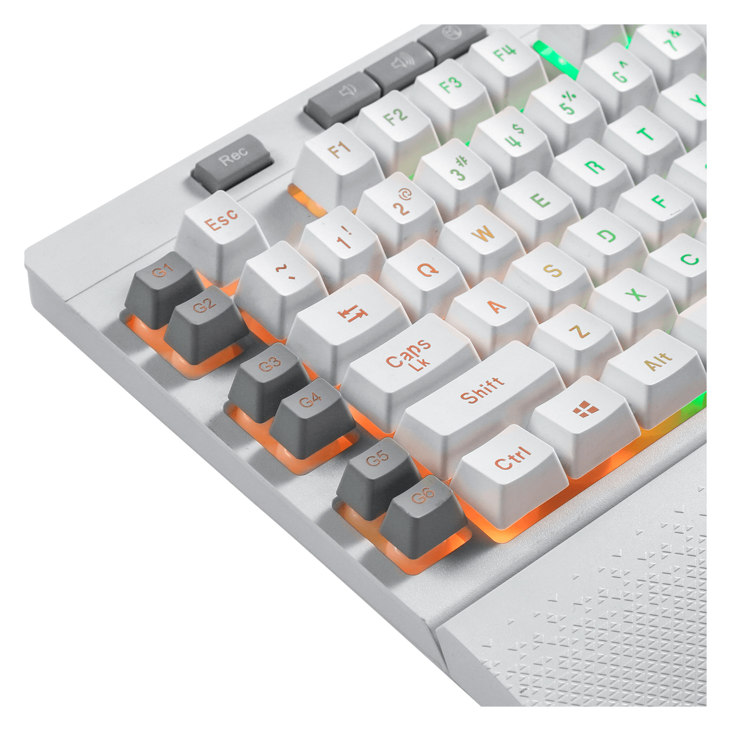 Teclado Redragon Shiva Lunar White